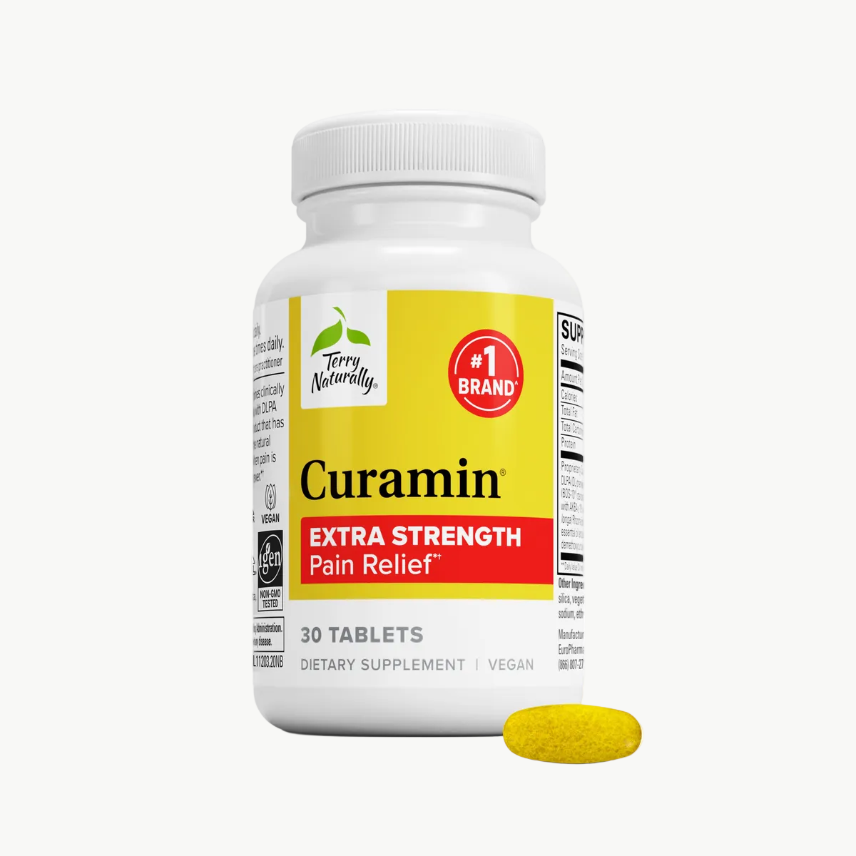 Terry Naturally Curamin Extra Strength 30 Tablets official uniform front v2 1200x1200