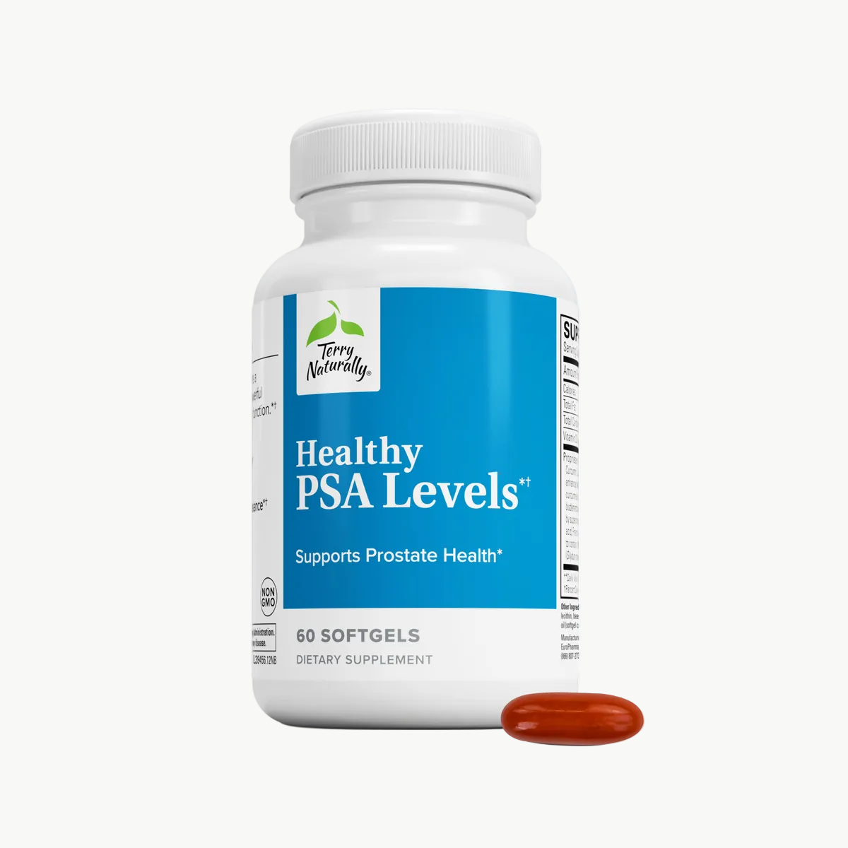 Terry Naturally Healthy PSA Levels 60 Softgels official uniform front v2 1200x1200