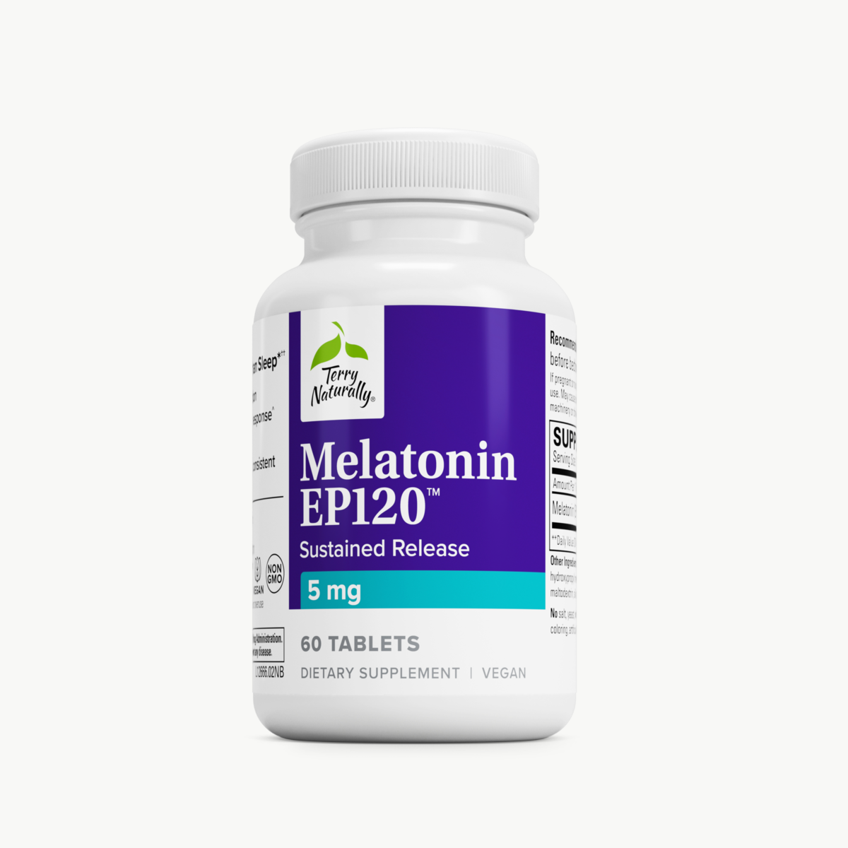 Terry Naturally Melatonin EP120 60 Tablets official uniform front v2 1200x1200