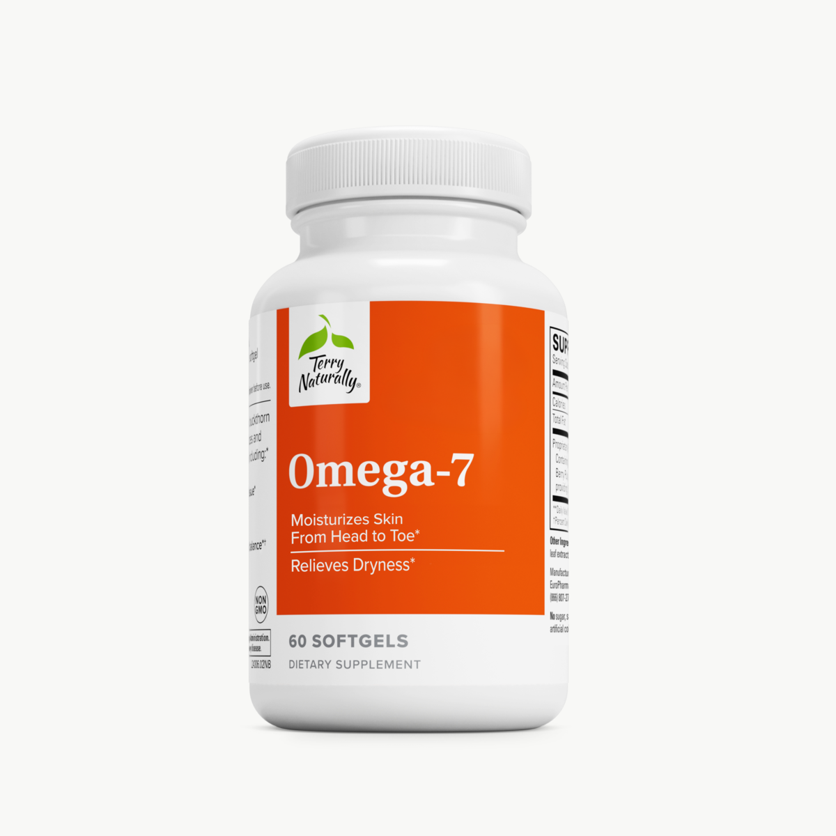 Terry Naturally Omega-7 60 Softgels official uniform front v2 1200x1200