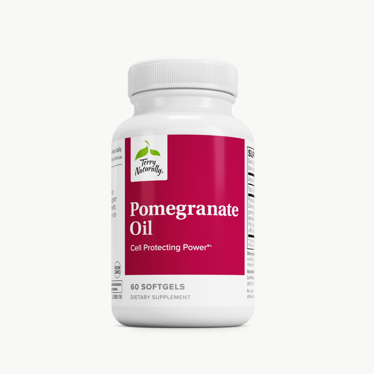 Terry Naturally Pomegranate Seed Oil 60 Softgels official uniform front v2 1200x1200