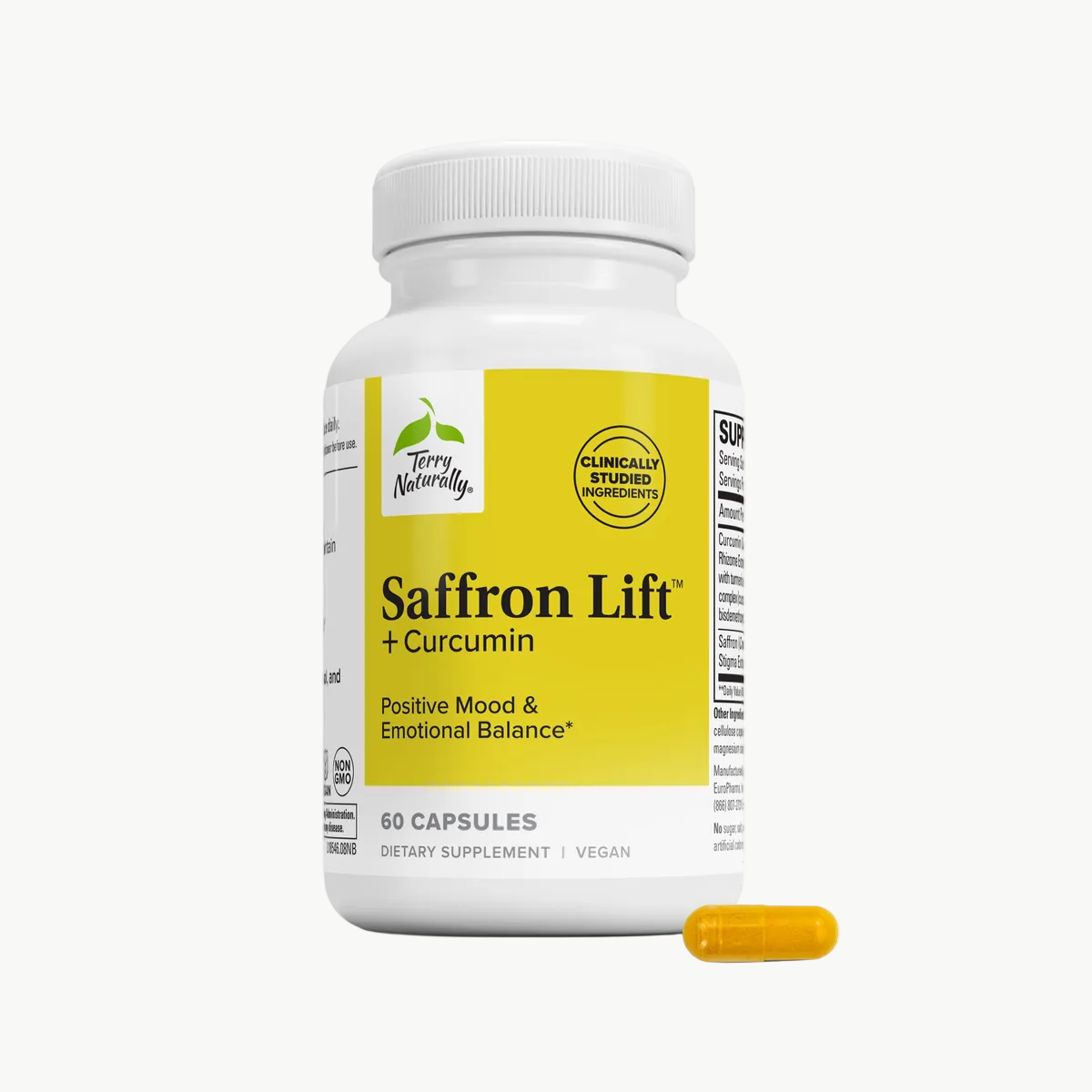 Terry Naturally Saffron Life + Curcumin 60 Capsules official uniform front v2 1200x1200