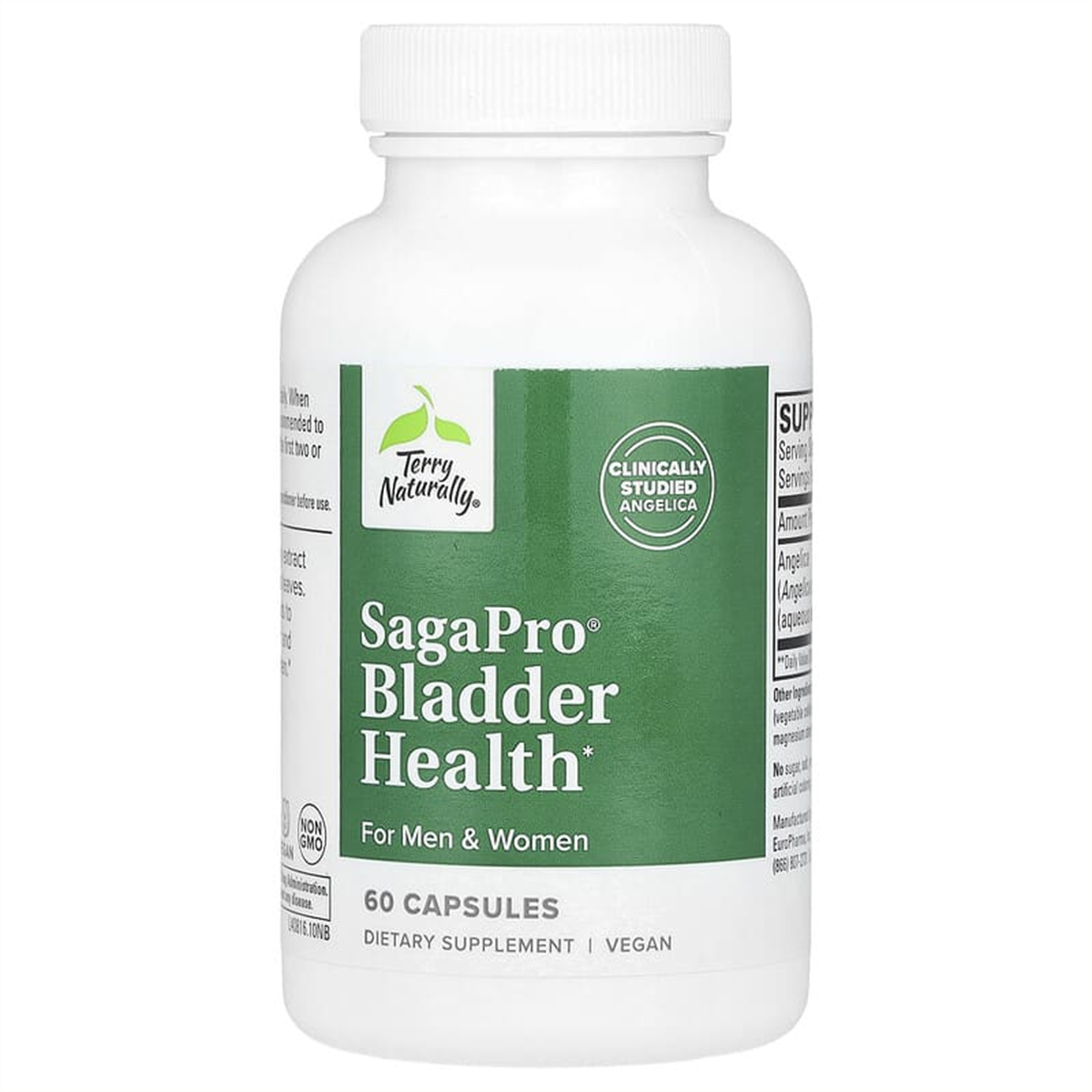 Terry Naturally SagaPro Bladder Health 60 Capsules official uniform front v2 1200x1200