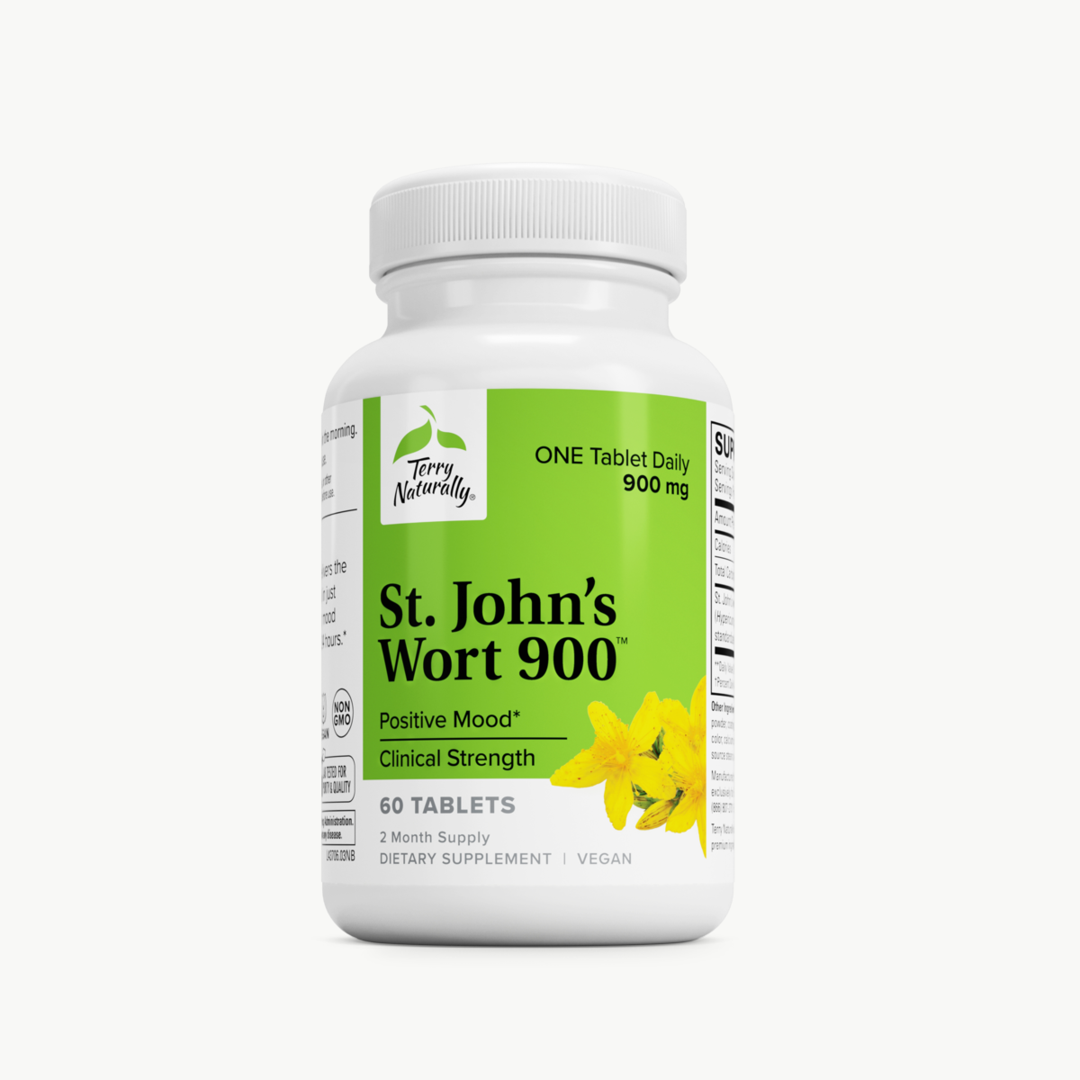 Terry Naturally St. John's Wort 900 mg 60 Tablets official uniform front v2 1200x1200