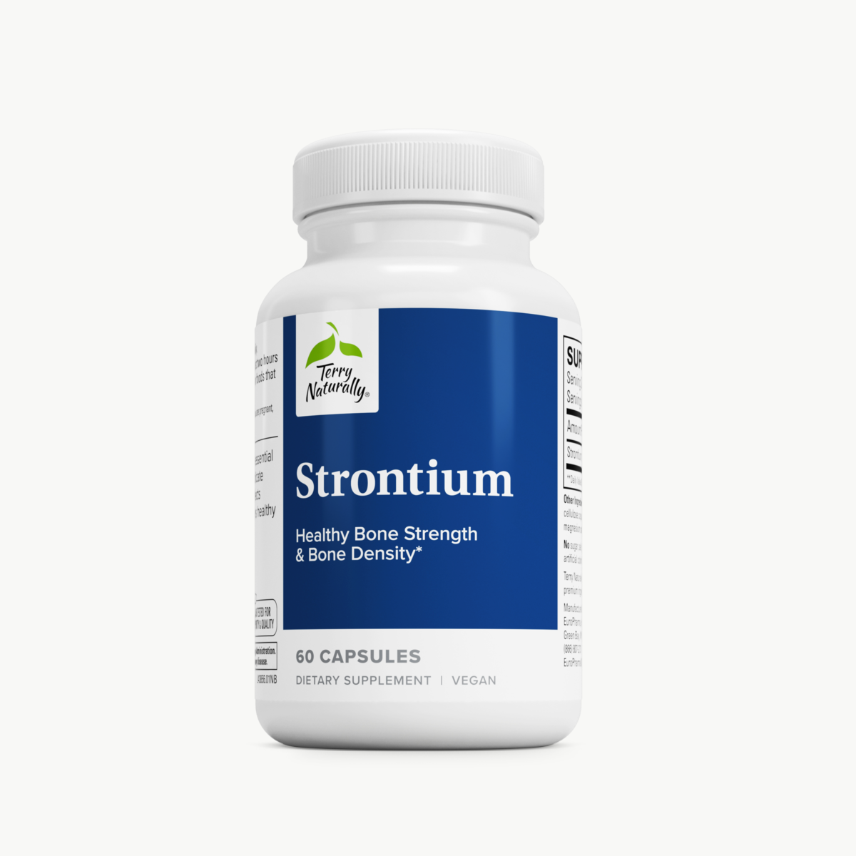 Terry Naturally Strontium 60 Capsules official uniform front v2 1200x1200