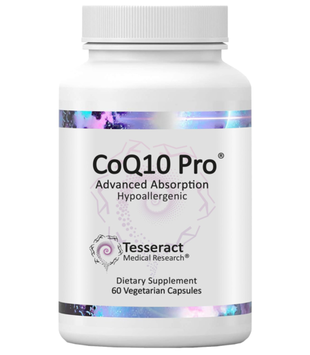 Tesseract Medical Research CoQ10 Pro 60 Capsules product bottle