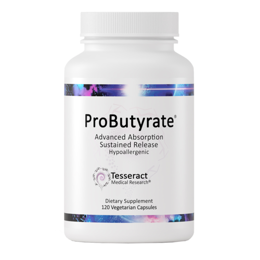 Tesseract Medical Research ProButyrate 120 Capsules product bottle
