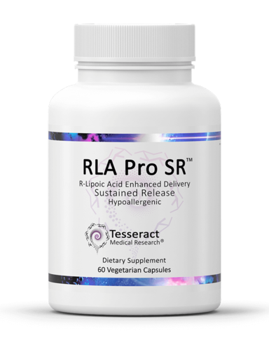Tesseract Medical Research RLA Pro SR 60 Capsules product bottle