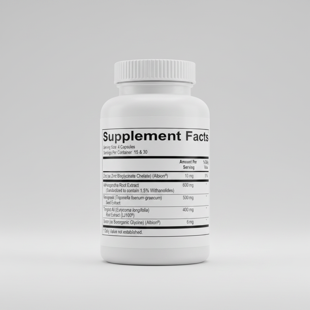 Ortho Molecular Products Testosterone Support Complex 60 Capsules