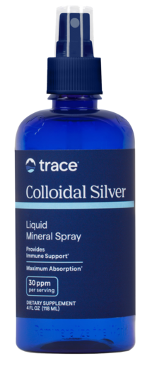 Trace Minerals Colloidal Silver Spray 30ppm 4 fl oz product packaging