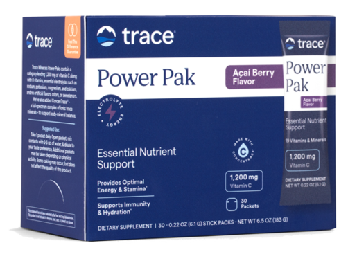 Trace Minerals Electrolyte Stamina Power Pak Acai Berry 30 Servings product packaging