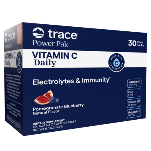 Trace Minerals Electrolyte Stamina Power Pak Pomegranate Blueberry 30 Servings product packaging