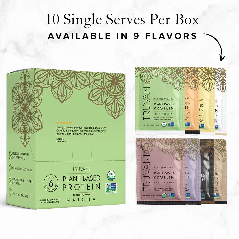 Truvani Chocolate Peanut Butter Plant Protein - Single Serving