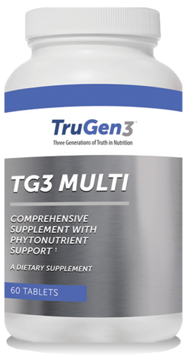 TruGen3 TG3 Multi 60 Tablets product packaging
