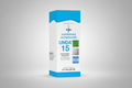 UNDa 15 homeopathic preparation packaging with blue and white design