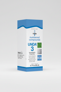 Box of UNDA Numbered Compounds 3 homeopathic preparation