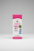 Box of UNDA 41 homeopathic preparation with pink and white design