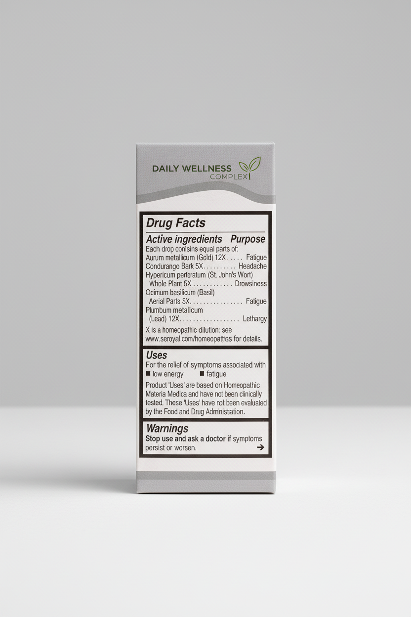 Drug facts label for a homeopathic product with active ingredients and uses.