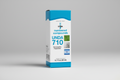UNDa 710 homeopathic preparation packaging with blue and white design