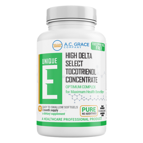 AC Grace UNIQUE E High Delta Select Tocotrienols 90 Softgels