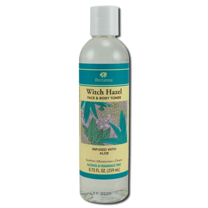 Bretanna Witch Hazel Toner Aloe Fragrance Free – 8.75 fl oz