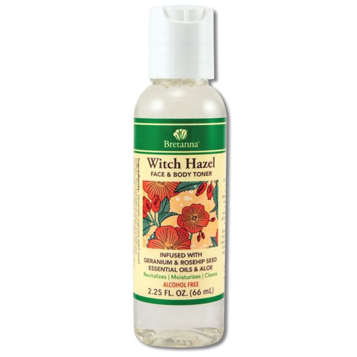 Bretanna Witch Hazel Toner Geranium Rose Hip – 2.25 fl oz