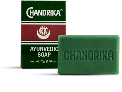 Chandrika Ayurvedic Soap — 75 g (2.64 oz), Single Bar