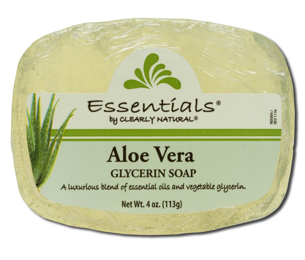 Clearly Natural Essentials Aloe Vera Glycerin Bar Soap — 4 oz