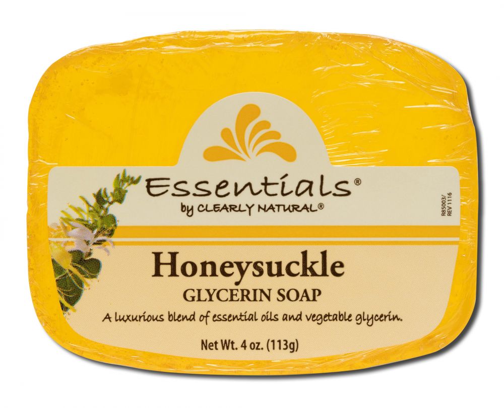Clearly Natural Essentials Honeysuckle Glycerin Bar Soap — 4 oz