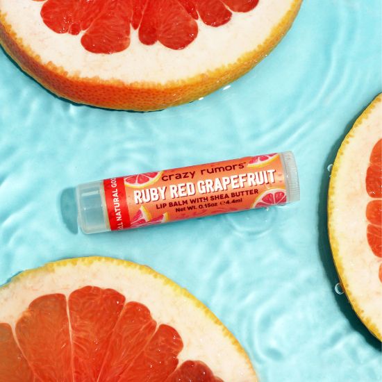 Crazy Rumors Ruby Red Grapefruit Lip Balm — 0.15 oz