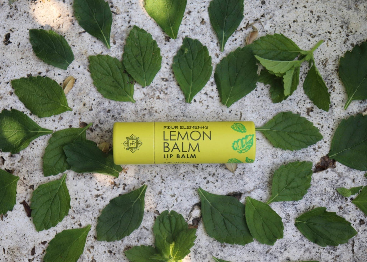 Four Elements Lemon Balm Lip Balm - 0.3 oz