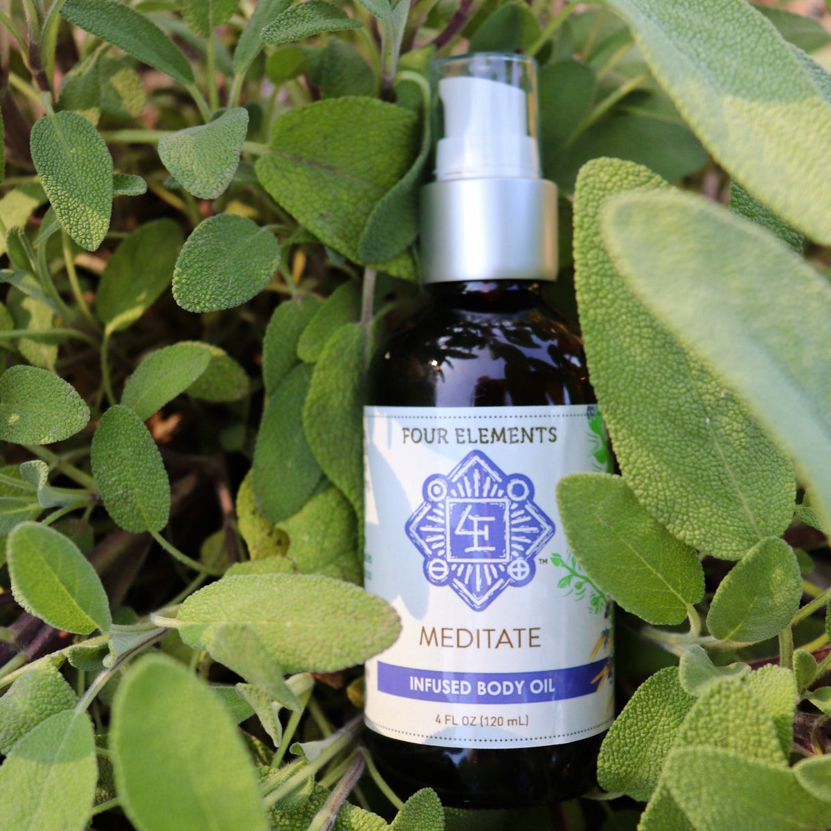 Four Elements Meditate Body Oil - 4 oz