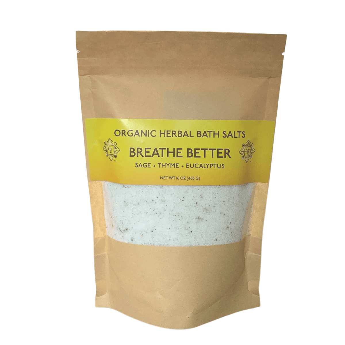 Four Elements Breathe Better Bath Salts - 16 oz