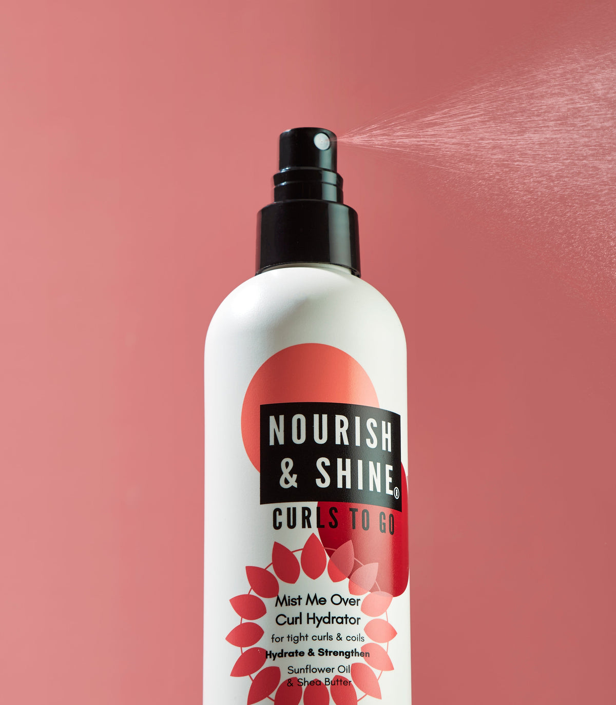 Nourish & Shine Mist Me Over Curl Hydrator 8 oz