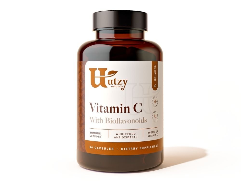 Utzy Naturals Vitamin C Complex 60 Capsules official front image