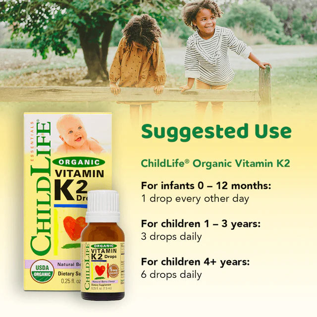 Childlife Organic Vitamin K2 0.25 fl oz 7.5ml