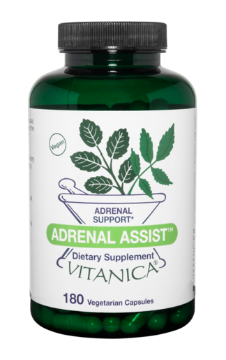 Vitanica Adrenal Assist 180 Capsules product packaging