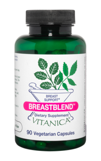 Vitanica BreastBlend 90 Capsules product packaging
