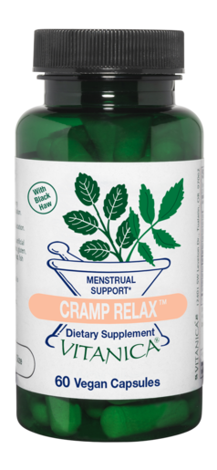 Vitanica Cramp Relax 60 Capsules product packaging