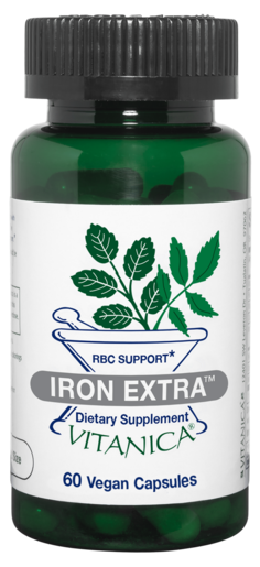 Vitanica Iron Extra 60 Capsules product packaging