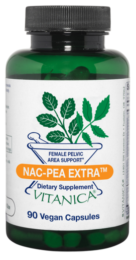 Vitanica NAC-PEA Extra 90 Capsules product packaging