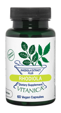 Vitanica Rhodiola Extract Plus 60 Capsules product packaging