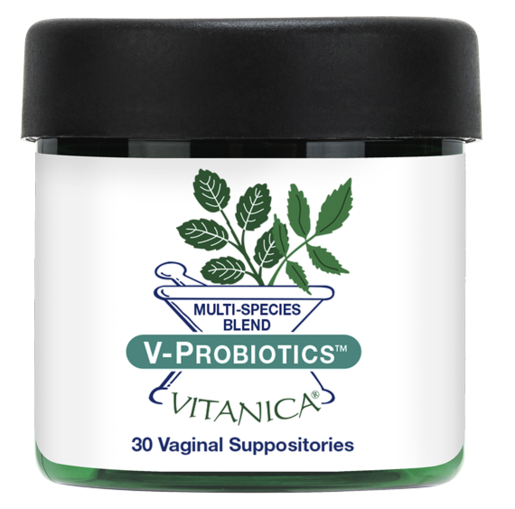 Vitanica V-ProBiotics 30 Suppositories product packaging
