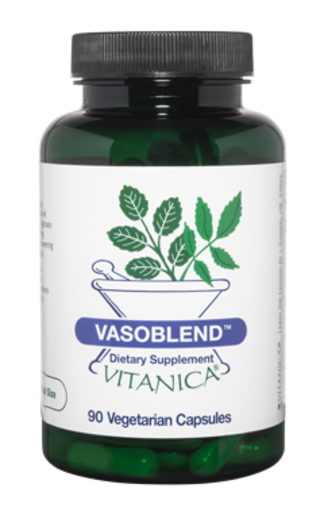 Vitanica VasoBlend 90 Capsules product packaging