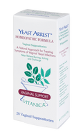 Vitanica Yeast Arrest 28 Suppositories product packaging