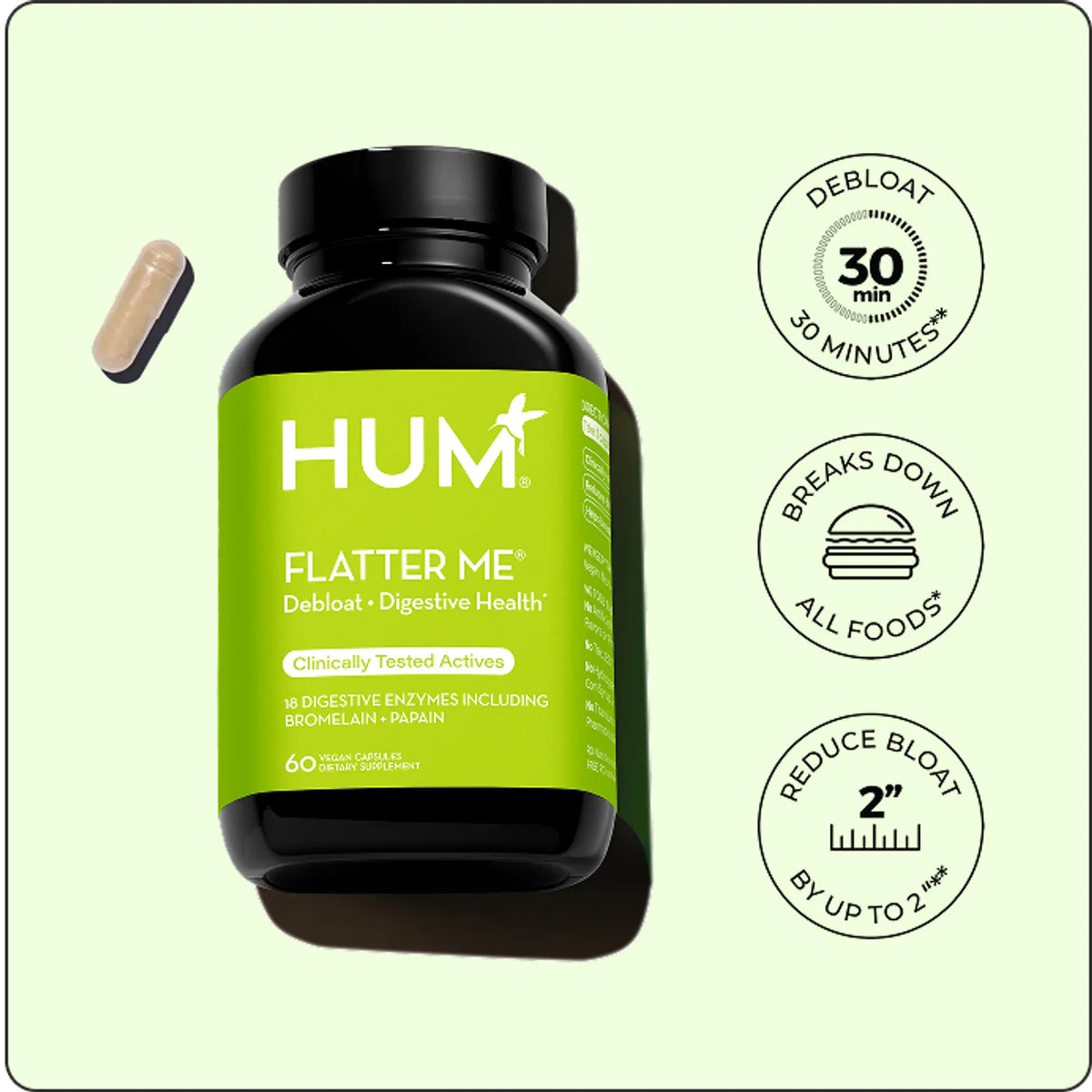 HUM Nutrition Flatter Me — 60 Capsules