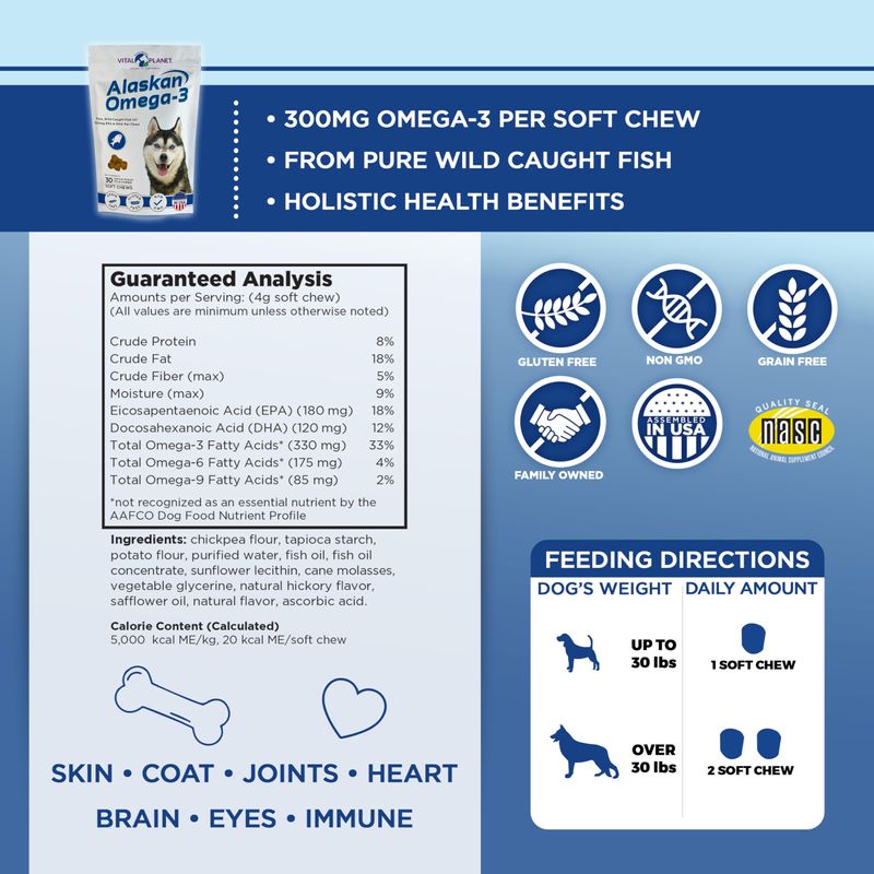 Vital Planet Alaskan Omega-3 30 count