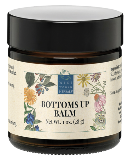 Wise Woman Herbals Bottom's Up Balm 1 oz product packaging