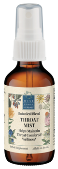 Wise Woman Herbals Throat Mist 2 fl oz product packaging