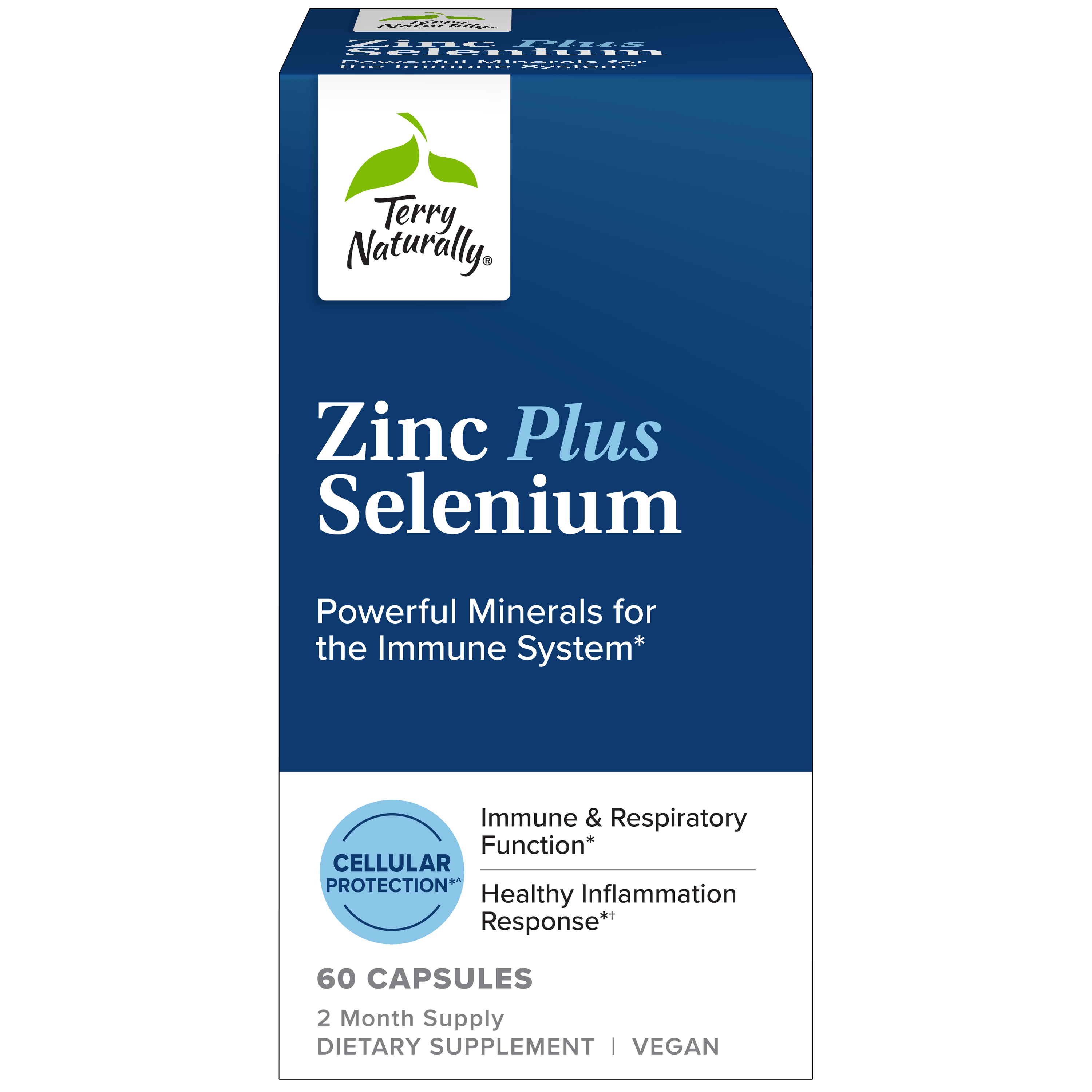 Terry Naturally Zinc Plus Selenium 60 Capsules
